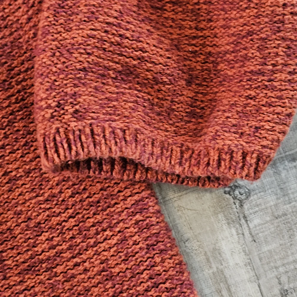 Old Navy Womens V-neck Plus Size Pullover Sweater Rust Size XXL